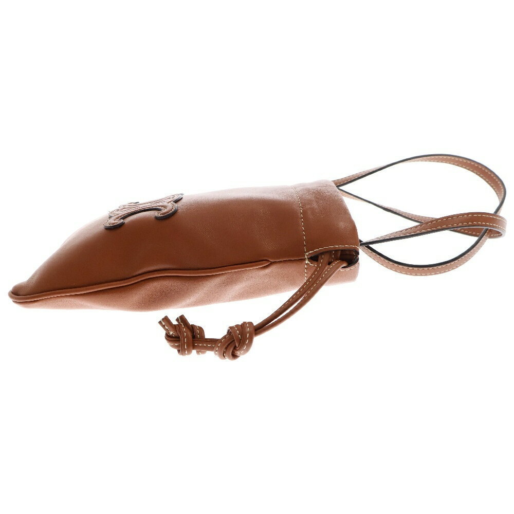 Celine Leather Mobile Triomphe Shoulder Drawstrin… - image 3